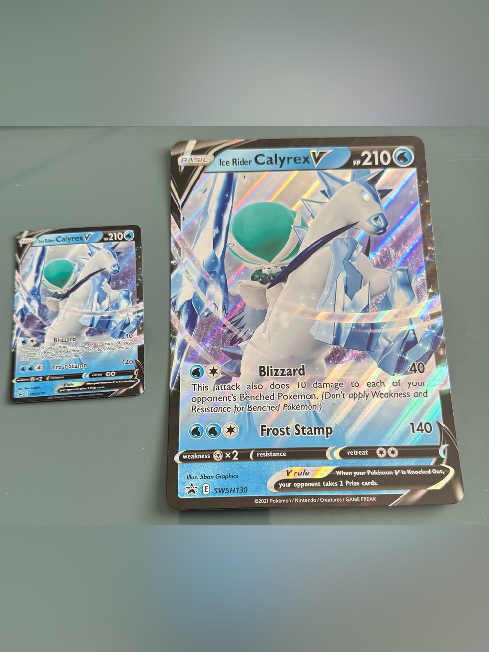 Pokémon TCG Calyrex V Promo Card Bundle - Ice Rider & Shadow Rider Sets - Picture 2 of 5